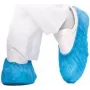 Copriscarpe in CPE HYGOSTAR HYGOMAT blu, 0,06 mm, taglia unica, per ingresso in camera bianca – 1 pezzo (2850H)