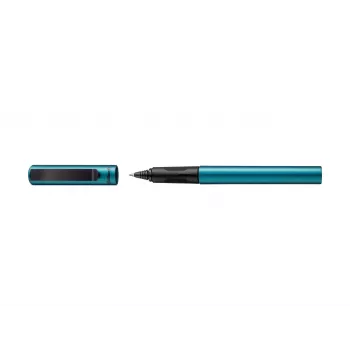 Set di penne a sfera Pelikan Pina Colada, petrolio, 8 penne con inchiostro blu royal cancellabile 821209