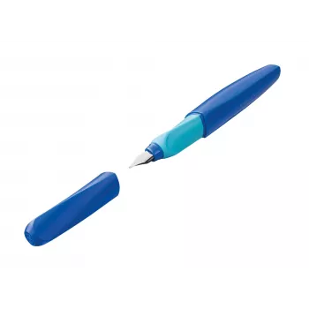 Penna stilografica Pelikan Twist P457 blu profondo pennino fine 814751