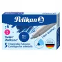 Cartucce d'inchiostro per rollerball Pelikan confezione da 5 blu (824705)