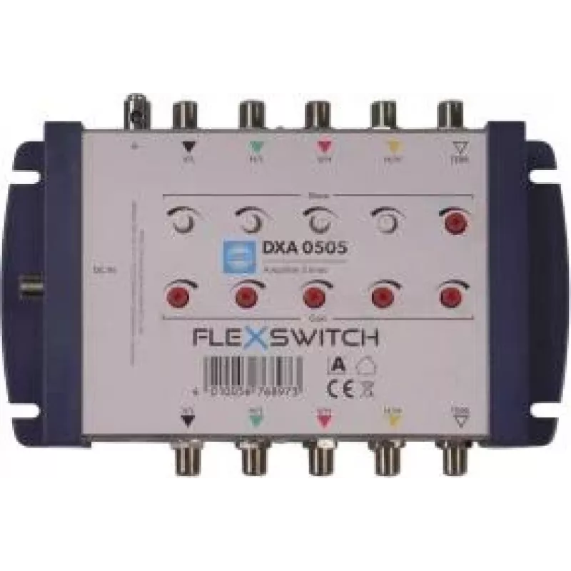 Amplificatore di linea WISI FLEXSWITCH DXA0505 4xSAT/1xTERR per cascate di multiswitch