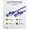 Wentronic Goobay cavo patch CAT 6a S/FTP, RJ45, viola, 3 m, LSZH, rame 93789