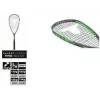 TALBOT TORRO racchetta da squash Pro 6000, nero/verde, offensiva, costruzione a Y, 1 pezzo (251006)