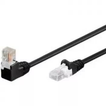 Wentronic 94173 cavo patch di rete Cat5e U/UTP RJ-45, 0,5 m, nero