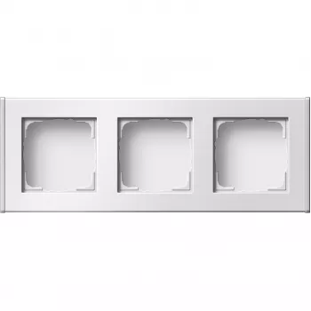 Gira profilo di installazione 136327 3 posti System 55 bianco puro