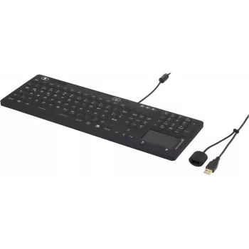 Renkforce tastiera USB industriale IP68 con superficie touch, nero (iM-IKB110-BK)