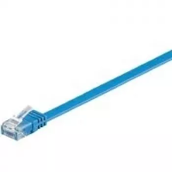 Wentronic cavo patch RJ-45 CAT6 0,5m, U/UTP, blu 96395