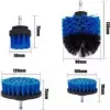 KS TOOLS BT103110 set di punte spazzola per trapano, 4 pezzi, gambo esagonale, setole in nylon