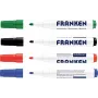 FRANKEN U-ACT! Line pennarello per lavagna bianca, punta tonda, 3 mm, colori assortiti, 1 pz. Z1999