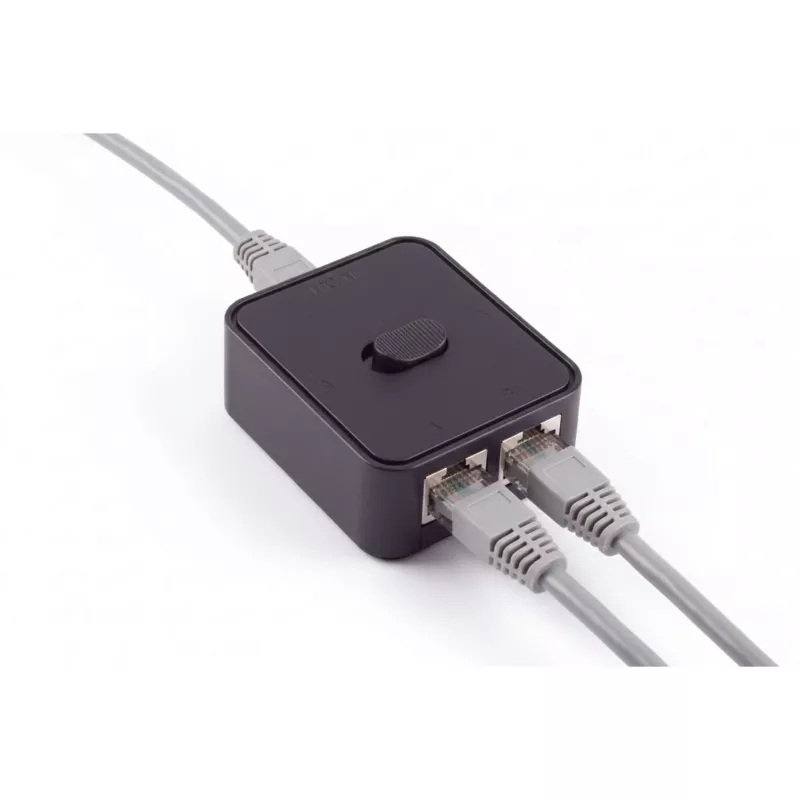 SHIVERPEAKS switch di rete manuale, 3 porte, nero BS08-01100