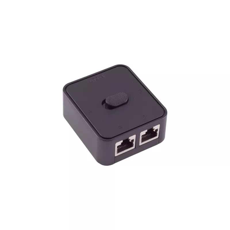 SHIVERPEAKS switch di rete manuale, 3 porte, nero BS08-01100