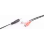 SHIVERPEAKS BASIC-S cavo audio, 2 x connettore maschio RCA su connettore jack 3,5 mm, 2,5 m, stereo, nero BS30832-2.5