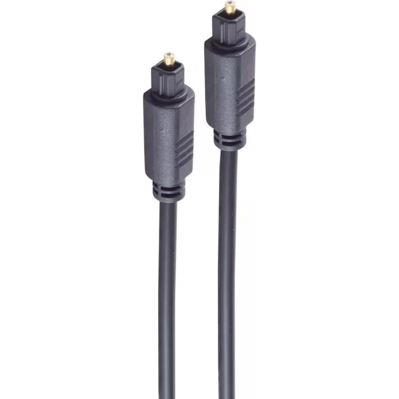 SHIVERPEAKS cavo audio ottico Toslink su Toslink 3,0 m, connettori dorati, nero BS69004-3.0