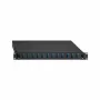Rutenbeck patch panel in fibra ottica SC Duplex SM 12 porte 1U 19 inch nero RAL 9005 estraibile 2280308120