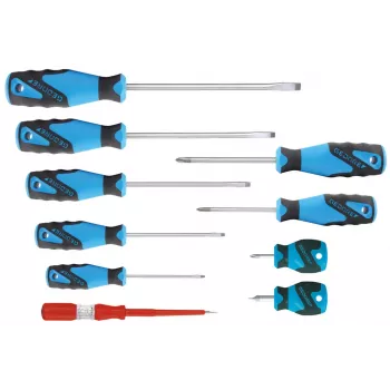 GEDORE set cacciaviti da officina, 10 pezzi, taglio e croce (1482343)