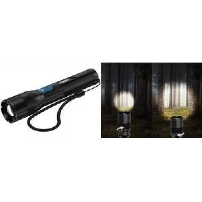 ANSMANN Adventure TA1800RF torcia LED ricaricabile, 1800 lumen, USB-C, nero 1600-0763