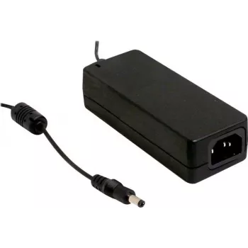 MEAN WELL GST60A48-P1J alimentatore desktop AC/DC 60W 48V con connettore DC 2,1x5,5mm