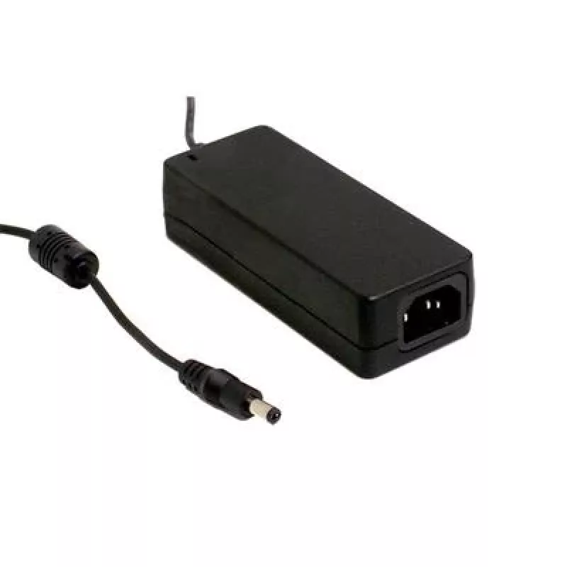 MEAN WELL GST60A48-P1J alimentatore desktop AC/DC 60W 48V con connettore DC 2,1x5,5mm
