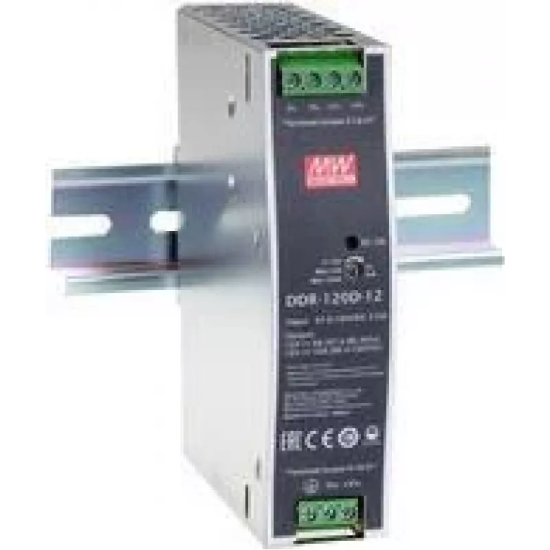 MEAN WELL DDR-120B-24 alimentatore per guida DIN 120W 24V 5A
