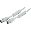 SHIVERPEAKS cavo coassiale IEC 169-2 5,0 m, connettore maschio a connettore femmina, bianco, nichelato BS80205-128
