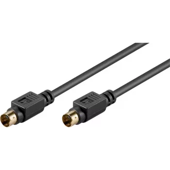 Wentronic AVK 157-500 cavo S-Video 5,0 m nero connettore maschio a connettore maschio 50059