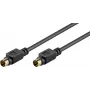 Wentronic AVK 157-500 cavo S-Video 5,0 m nero connettore maschio a connettore maschio 50059