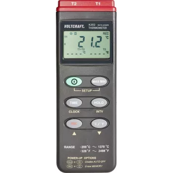 Voltcraft K202 datalogger termometro per misurazione temperatura (306)