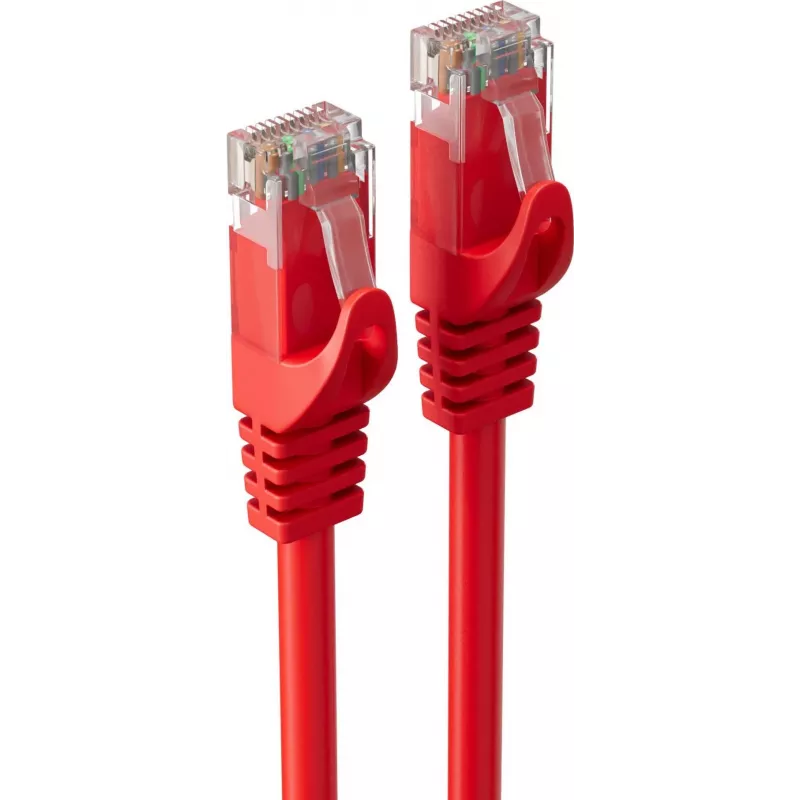 SHIVERPEAKS BASIC-S cavo patch Cat.6A U/UTP, rosso, 30 m, RJ45, 10 Gbps BS08-35484