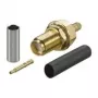 Wentronic Goobay connettore femmina RP-SMA crimp per RG-174 e RG-316 (51696)