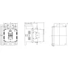 Siemens SIRIUS 3RT1064-6AP36 Contattore di potenza, 3 poli, 185 A, 220-240 V bobina UC