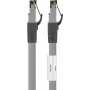 Wentronic Goobay Cavo patch CAT 8.1, S/FTP (PiMF), grigio, 20 m - LSZH senza alogeni, rame AWG 24 (55143)