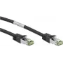 Wentronic Goobay Cavo patch CAT 8.1, S/FTP (PiMF), nero, 20 m, LSZH, rame AWG 24 66728