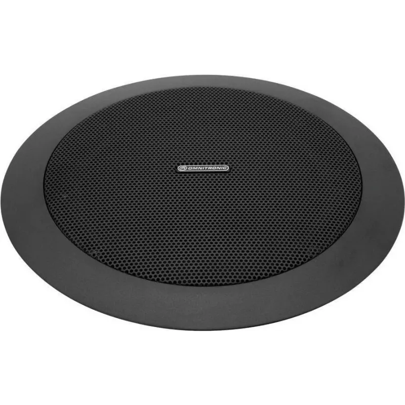 Omnitronic 80710211 Diffusore PA a linea 100V 5W nero a banda larga per montaggio a parete IP44