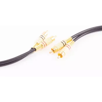 shiverpeaks BASIC-S Cavo audio 2x RCA a 2x RCA, 5,0 m, nero BS40225