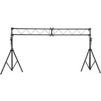 Eurolite Show Stand III Sistema a traliccio con treppiedi, portata 50 kg, larghezza 300 cm, nero 59007030