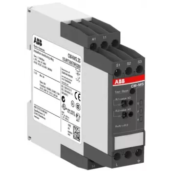 ABB CM-IWS.2S Relè di controllo isolamento, 24-240 V AC/DC, 0-500 V, 1 kΩ-10 MΩ, 2 SPDT 1SVR730670R0200