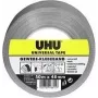 UHU Nastro universale in tessuto, 48 mm x 50 m, grigio, extra forte, rivestito in poliestere, 1 rotolo 46615