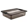 keeeper Scatola contenitore Cornelia, 7 litri, grigio cristallo trasparente, con coperchio e chiusura scorrevole 1094482700000