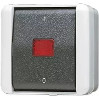 Jung 803KOW Interruttore a 3 poli nero