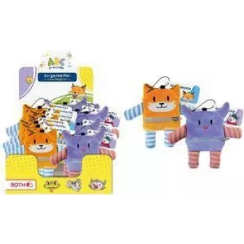 ROTH Sorgenhelfer ABC Friends Peluche con tasca addominale con cerniera, motivo assortito, 1 pezzo 679519
