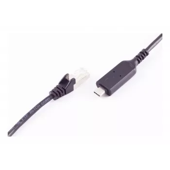 SHIVERPEAKS Cavo adattatore USB-C a RJ45 Gigabit Ethernet 1m nero BS13-51025