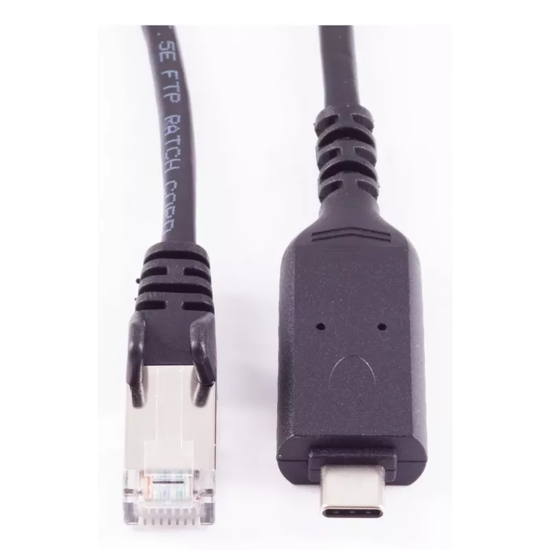 SHIVERPEAKS Cavo adattatore USB-C a RJ45 Gigabit Ethernet 1m nero BS13-51025