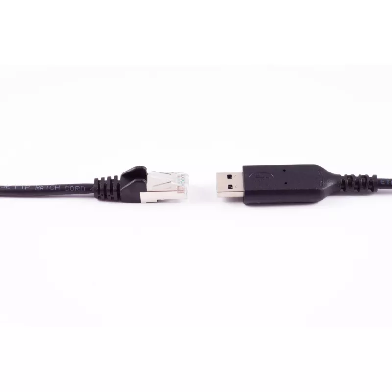 SHIVERPEAKS Cavo adattatore USB-A a RJ45 Gigabit Ethernet, 1m, nero BS13-52025