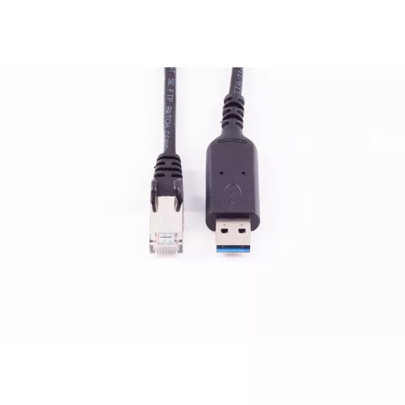 SHIVERPEAKS Cavo adattatore USB-A a RJ45 Gigabit Ethernet, 1m, nero BS13-52025