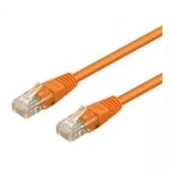 Wentronic Goobay Cavo patch CAT 5e U/UTP arancione 0,25m CCA 95201