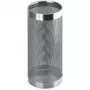 HELIT H2515500 Base portaparapioggia in metallo, design perforato, cromo, rotonda, diametro 240 mm, altezza 490 mm