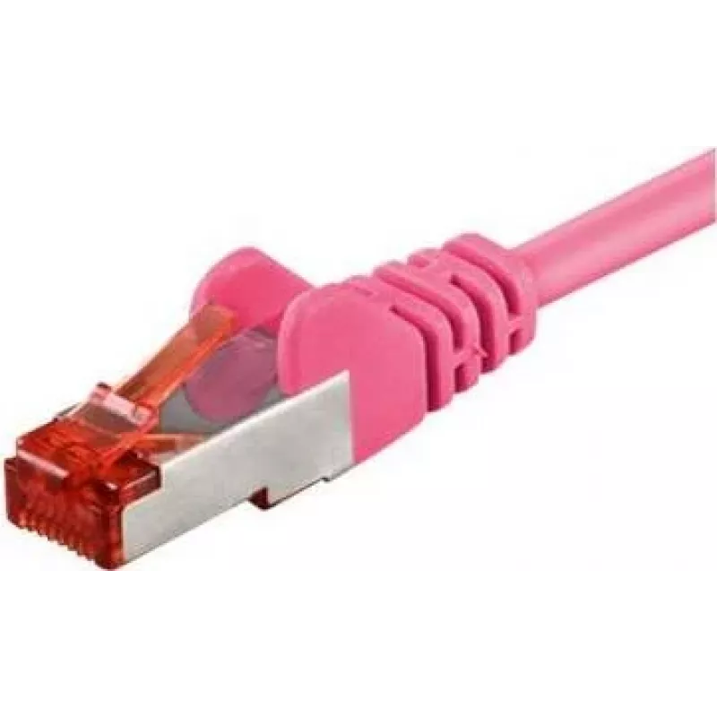 Wentronic Cavo patch CAT6 S/FTP, magenta, 1m 93434
