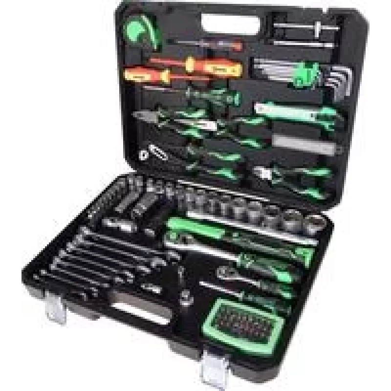 KS TOOLS COMPETITION Set utensili universale 1/4+1/2, 107 pezzi 512.0107