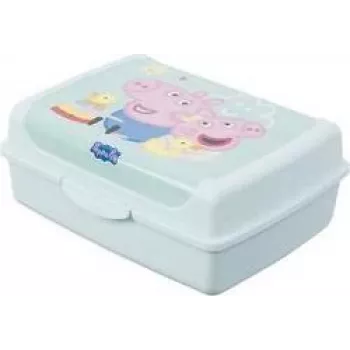 keeeper carla midi Peppa Pig Portapranzo, 1,0 L, acquamarina Deco-Click-Box 1070562433600
