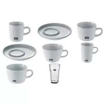 Melitta bicchieri Latte Macchiato M-Cups, 330 ml, cristallo al piombo, altezza 130 mm - 12 pezzi (18990)